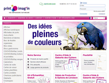 Tablet Screenshot of print-imagin.fr